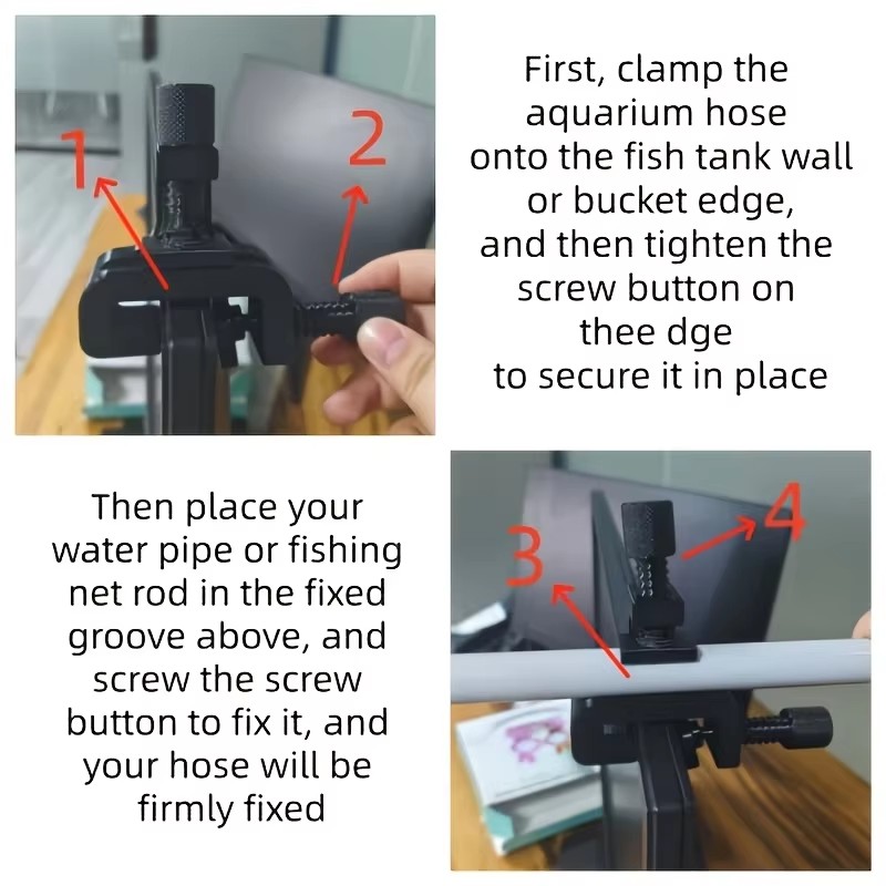 Hose Basket Clamp,Aquarium Pip - огляд і ціна Plastic Pipe Clip