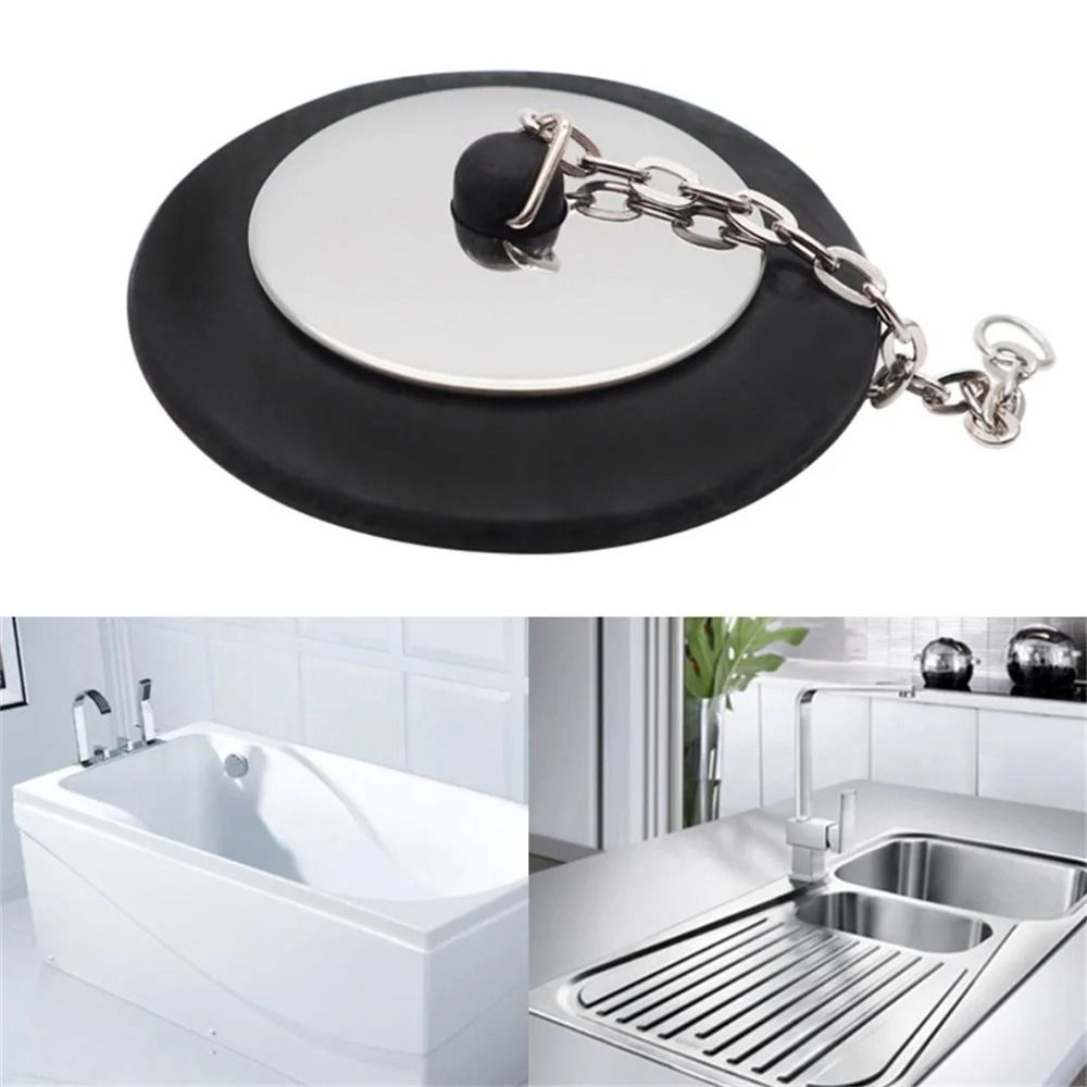 1Pcs New Rubber Tub Stopper Un - огляд і ціна Drain Pipe Clip
