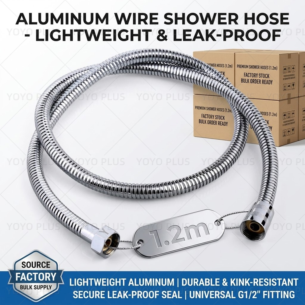 1.2M Aluminum Braided Shower H - огляд і ціна Flexible Hose Braided