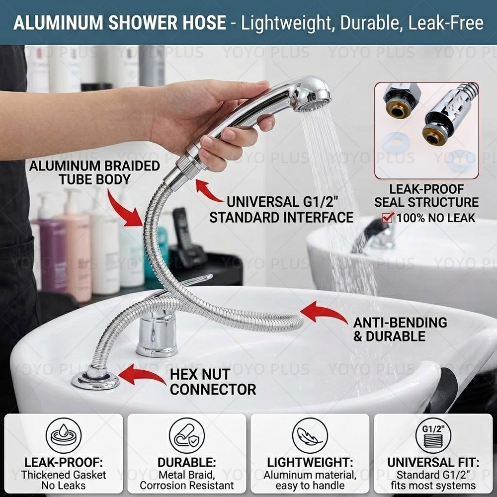 1.2M Aluminum Braided Shower H - огляд і ціна Flexible Hose Braided